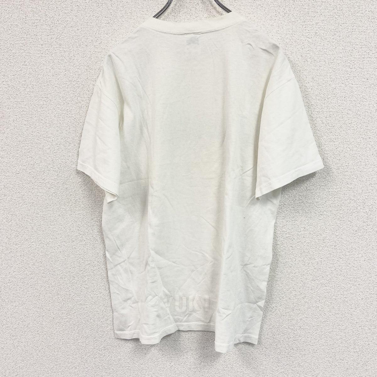 Anvil　YUKI　ユキ　半袖ミュージックシンガープリントTシャツ　ツアーT　白　ホワイト　Mサイズ カットソー メンズ コットン 古着