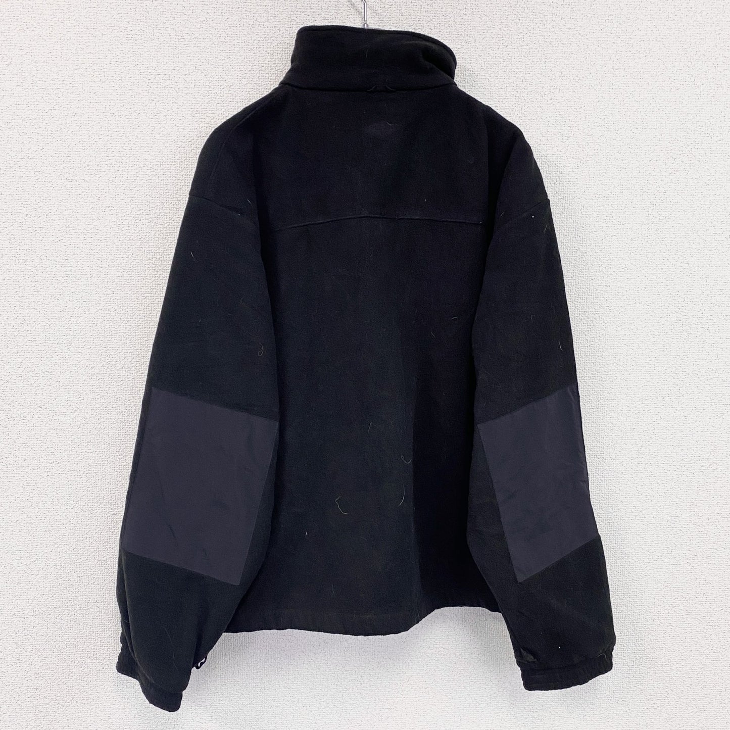 TRU-SPEC　フリースジャケット/ボアジャケット　ベンチレーション　ダブルジップ　黒　ブラック　XLサイズ