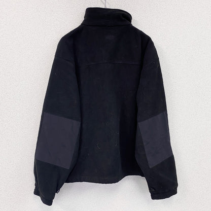 TRU-SPEC　フリースジャケット/ボアジャケット　ベンチレーション　ダブルジップ　黒　ブラック　XLサイズ