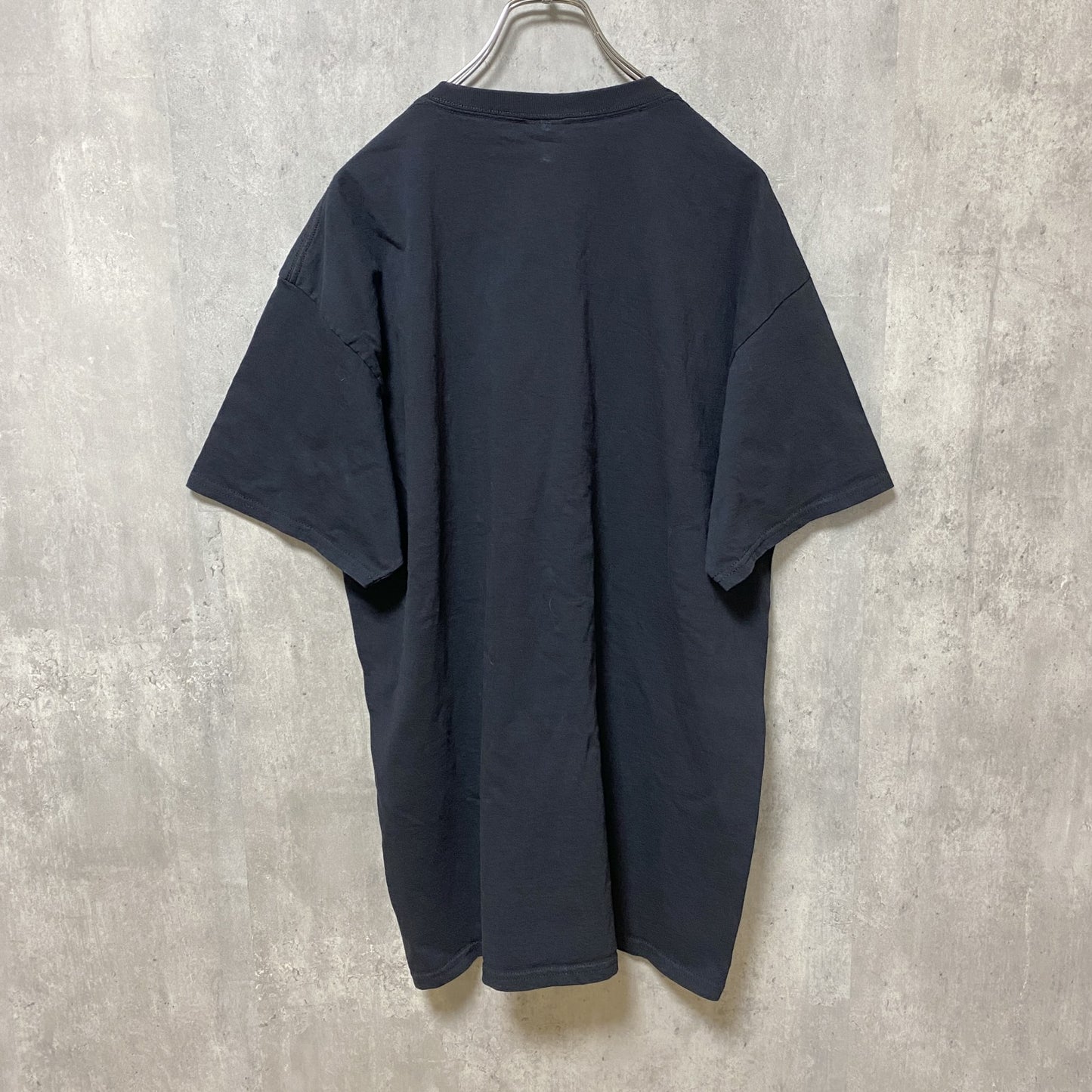 古着 used　FRUIT OF THE LOOM 半袖プリントTシャツ　黒　ビッグシルエット　オーバーサイズ　XLサイズ