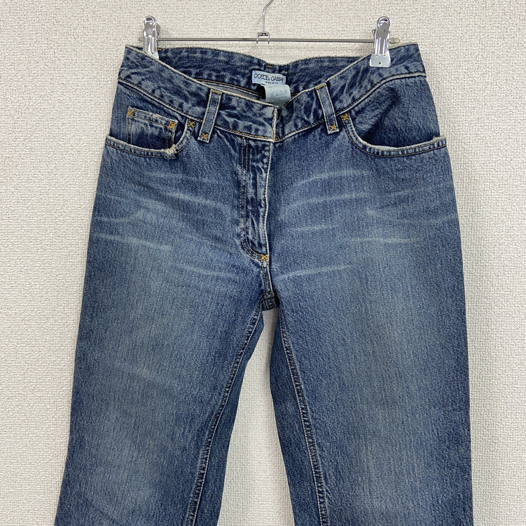 DOLCE＆GABBANA　ドルチェ＆ガッパーナ　デニムパンツ/ジーンズ　インディゴ　40サイズ　古着