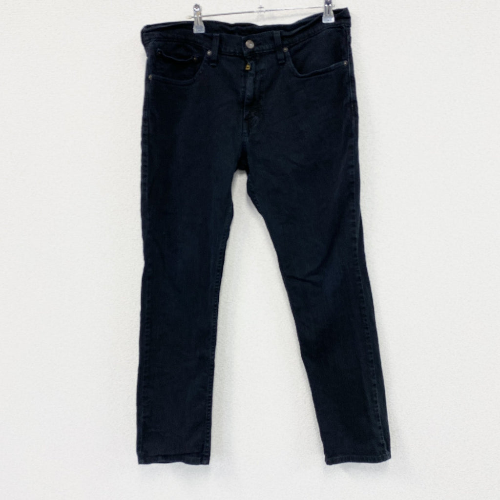 Levi’s　リーバイス　511　ブラックデニムパンツ/ジーンズ　ジップフライ　黒　ブラック　W34サイズ　古着