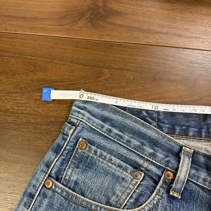 Levi's　リーバイス　502　デニムパンツ/ジーンズ　ジップフライ　縦落ち　インディゴ　W32サイズ