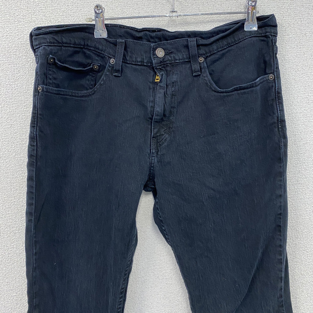 Levi’s　リーバイス　511　ブラックデニムパンツ/ジーンズ　ジップフライ　黒　ブラック　W34サイズ　古着