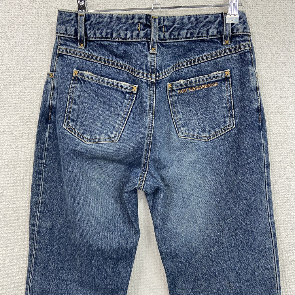 DOLCE＆GABBANA　ドルチェ＆ガッパーナ　デニムパンツ/ジーンズ　インディゴ　40サイズ　古着