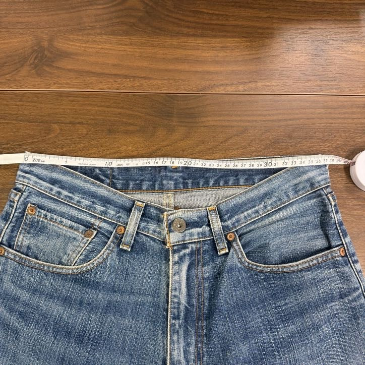 Levi's　リーバイス　502　デニムパンツ/ジーンズ　ジップフライ　縦落ち　インディゴ　W32サイズ
