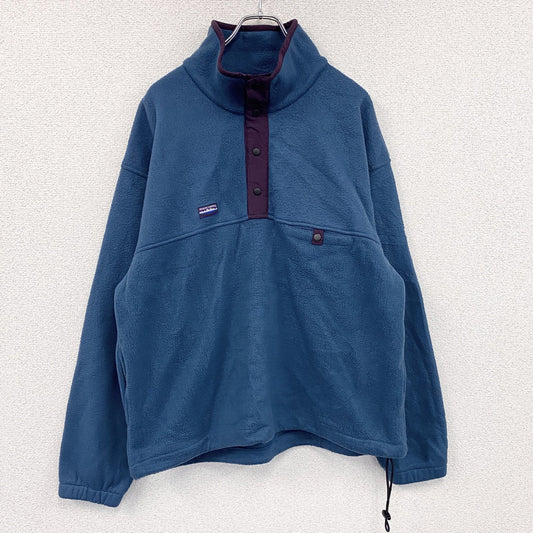 ～00s　WHITE SIERRA　シンチラスナップTタイプ　フリースプルオーバー　ヴィンテージ　青　ブルー　Lサイズ