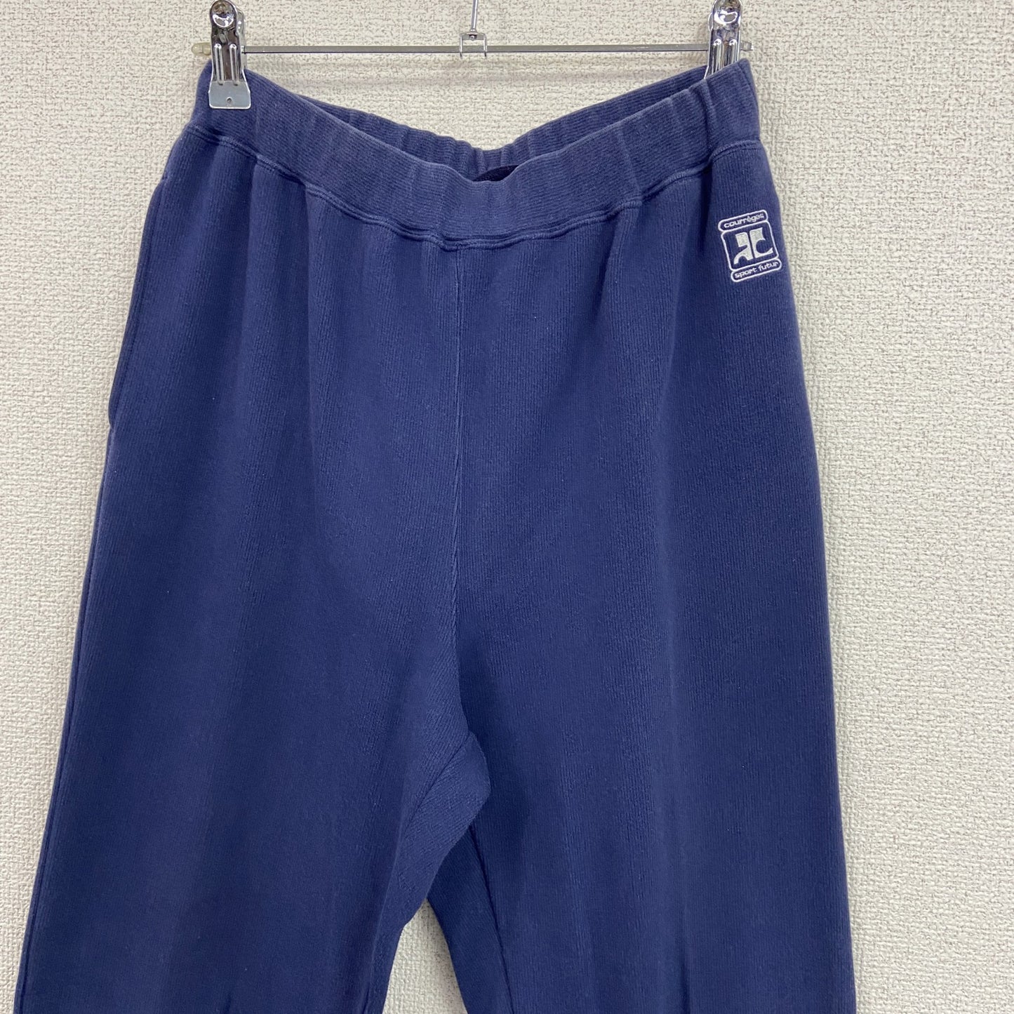 Courreges　クレージュ　スウェットパンツ　紺　ネイビー　W38サイズ