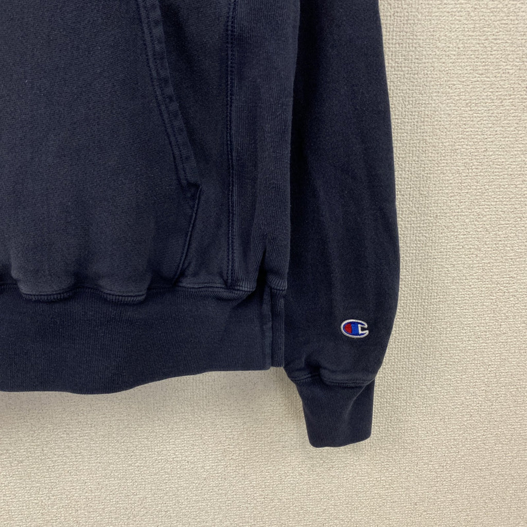 Champion　チャンピオン　リバースウィーブ　スウェットパーカー/フーディー　紺　ネイビー　Sサイズ トレーナー スウェットトップス フード付き 古着
