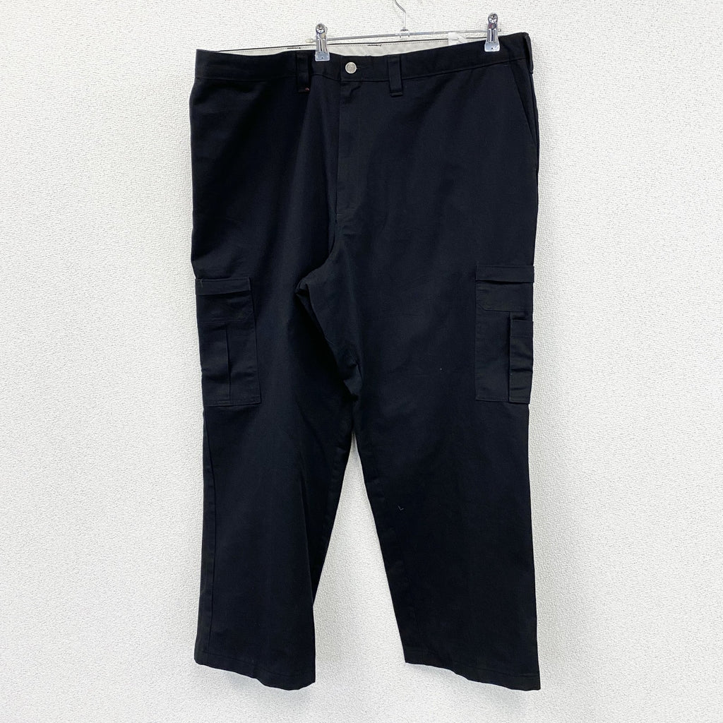 Dickies　ディッキーズ　カーゴパンツ　ワークパンツ　ジップフライ　黒　ブラック　44サイズ　古着