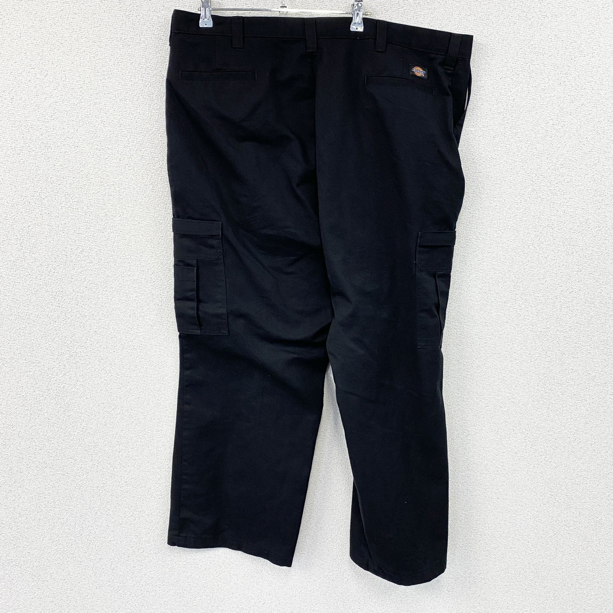Dickies　ディッキーズ　カーゴパンツ　ワークパンツ　ジップフライ　黒　ブラック　44サイズ　古着