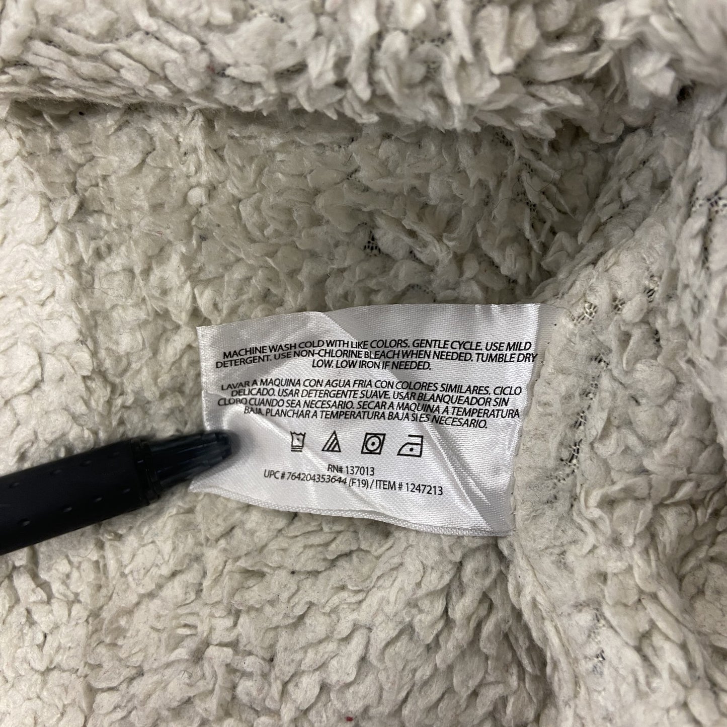 ORVIS　オービス　フリースジャケット/ボアジャケット　ハーフジップ　紺　ネイビー　Lサイズ