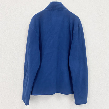 crazy shirtl　フルジップフリースジャケット/ボアジャケット　青　ブルー　XLサイズ