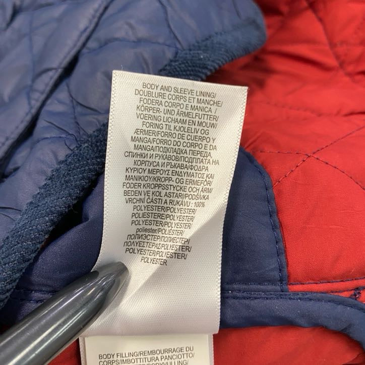 POLO RALPH LAUREN　ポロラルフローレン　キルティングジャケット　紺　ネイビー　4/4Tサイズ　古着