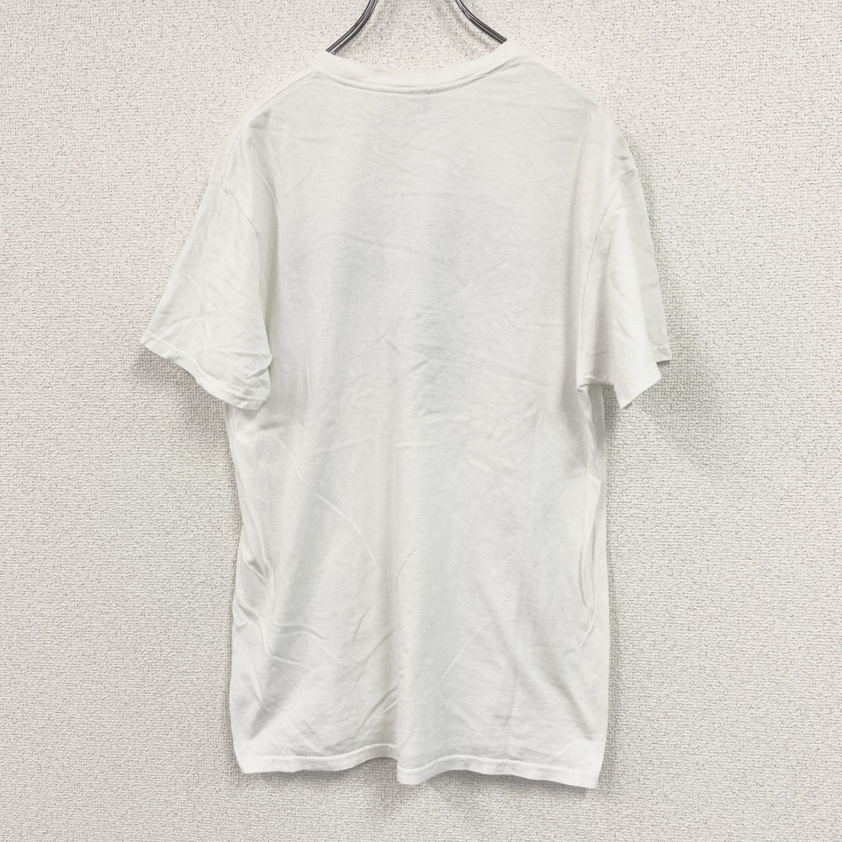 DELTA　デルタ　半袖プリントTシャツ　アーチプリント　白　ホワイト　Mサイズ カットソー メンズ コットン 古着