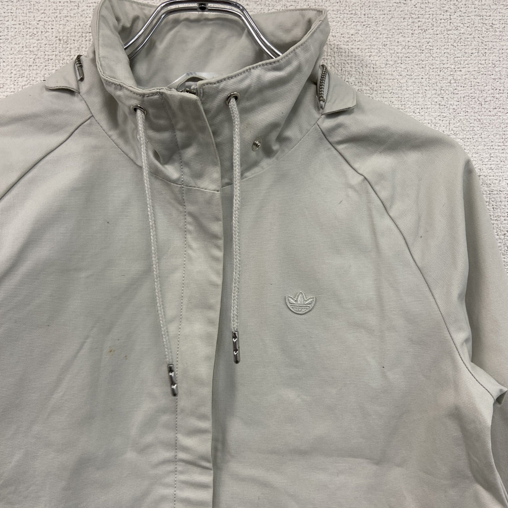 adidas　アディダス　ワークジャケット　ブルゾン　ベージュ　Sサイズ　古着