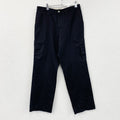 Dickies　ディッキーズ　カーゴパンツ　ワークパンツ　ジップフライ　黒　ブラック　34サイズ　古着