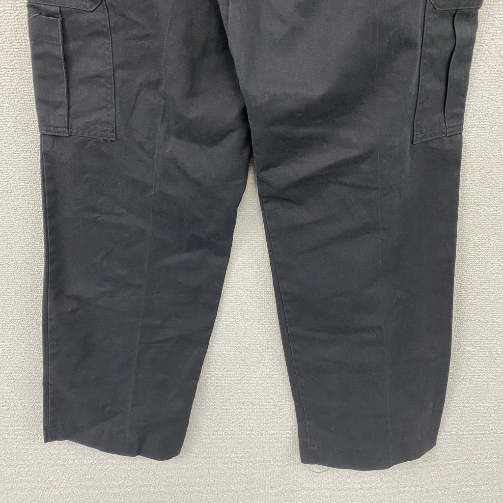 Dickies　ディッキーズ　カーゴパンツ　ワークパンツ　ジップフライ　黒　ブラック　34サイズ　古着