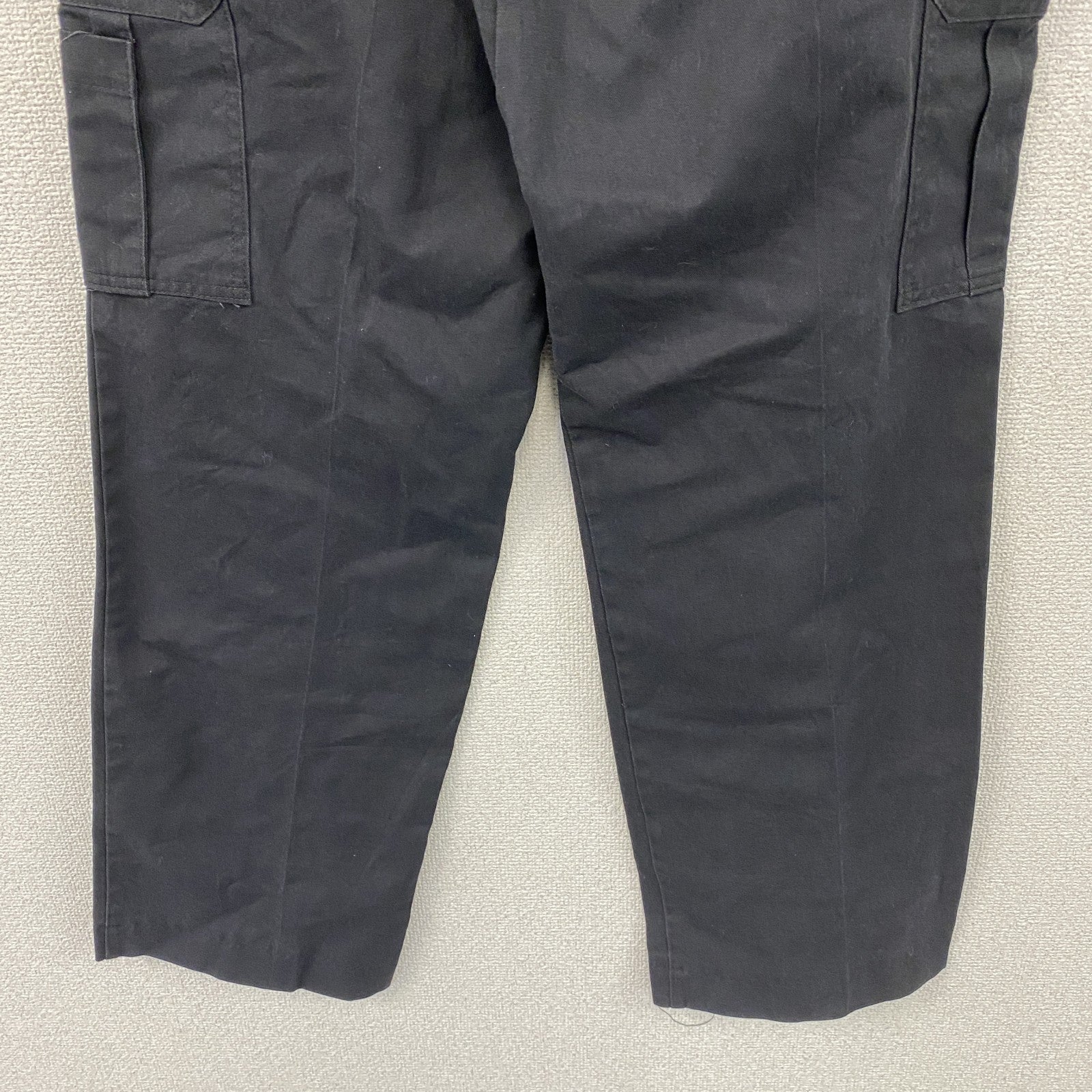Dickies　ディッキーズ　カーゴパンツ　ワークパンツ　ジップフライ　黒　ブラック　34サイズ　古着