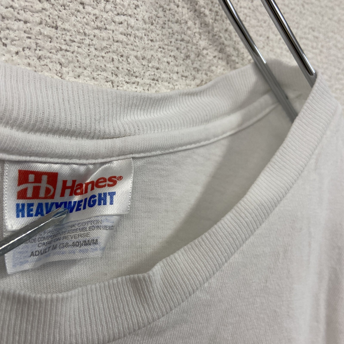 Hanes　ヘインズ　半袖プリントTシャツ　バレリーナ　白　ホワイト　Mサイズ カットソー メンズ コットン 古着