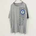 MAJOR LEAGUE BASEBALL　メジャーリーグベースボール　MLB　半袖プリントTシャツ　灰色　グレー カットソー メンズ 古着