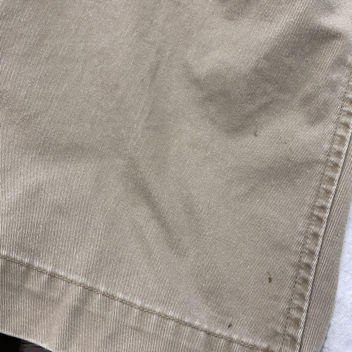 90s　TOMMY HILFIGER　トミーヒルフィガー　カーゴパンツ　ジップフライ　ヴィンテージ　ベージュ　W34サイズ　古着