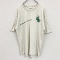 FRUIT OF THE LOOM　フルーツオブザルーム　半袖プリントTシャツ　ベージュ　Lサイズ カットソー メンズ コットン 古着