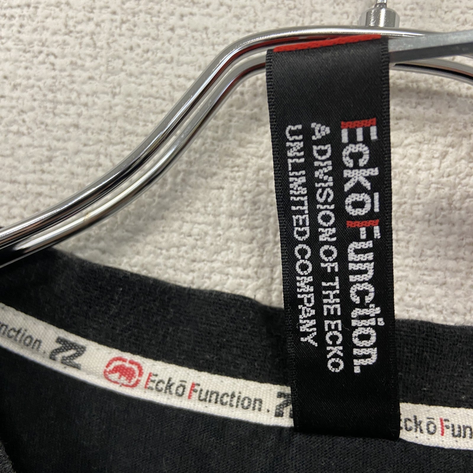 00s　ECKO FUNCTION　エコーファンクション　半袖プリントTシャツ　ヴィンテージ　ブラック　Lサイズ　古着