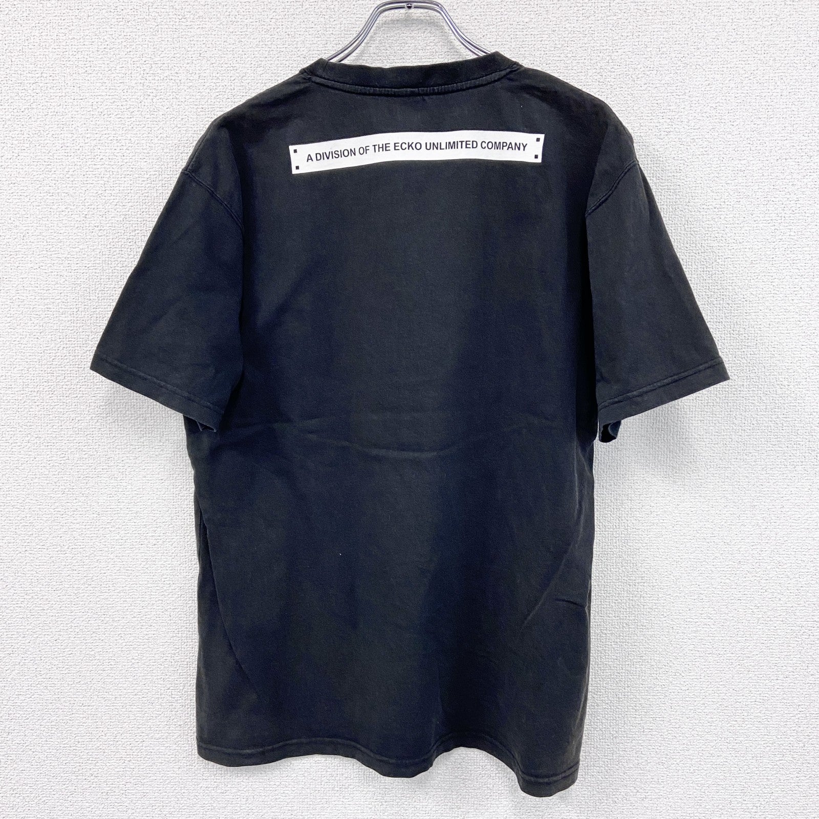 00s　ECKO FUNCTION　エコーファンクション　半袖プリントTシャツ　ヴィンテージ　ブラック　Lサイズ　古着