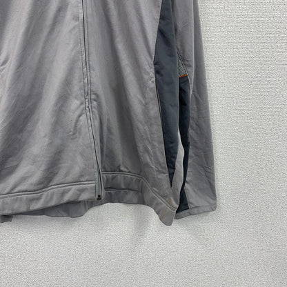 00s　NIKE　ナイキ　フルジップジャージパーカー　フード取り外し可能　ヴィンテージ　灰色　グレー　Mサイズ