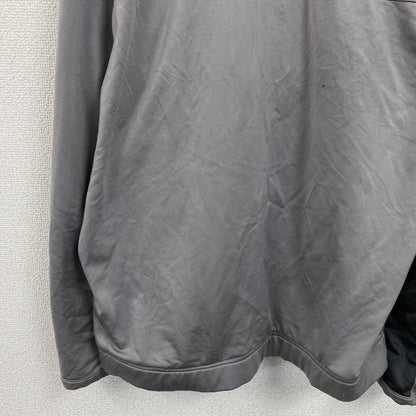 00s　NIKE　ナイキ　フルジップジャージパーカー　フード取り外し可能　ヴィンテージ　灰色　グレー　Mサイズ