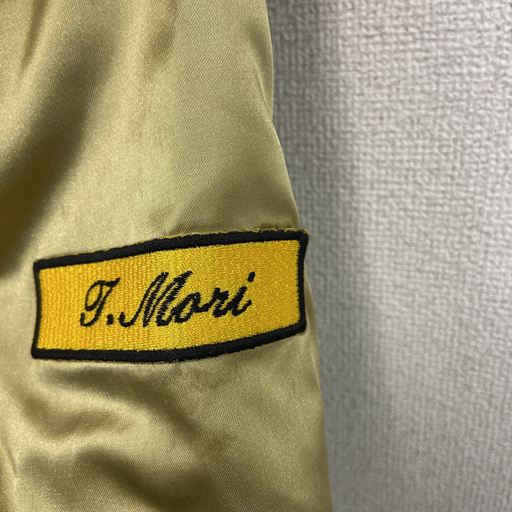 ～00s　SUNTORY　MALT'S　モルツ　スタジャン/スタジアムジャケット　リバーシブル　ゴールド　LLサイズ　古着