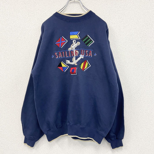 red cliff　スウェット/トレーナー　刺繡　紺　ネイビー　Mサイズ