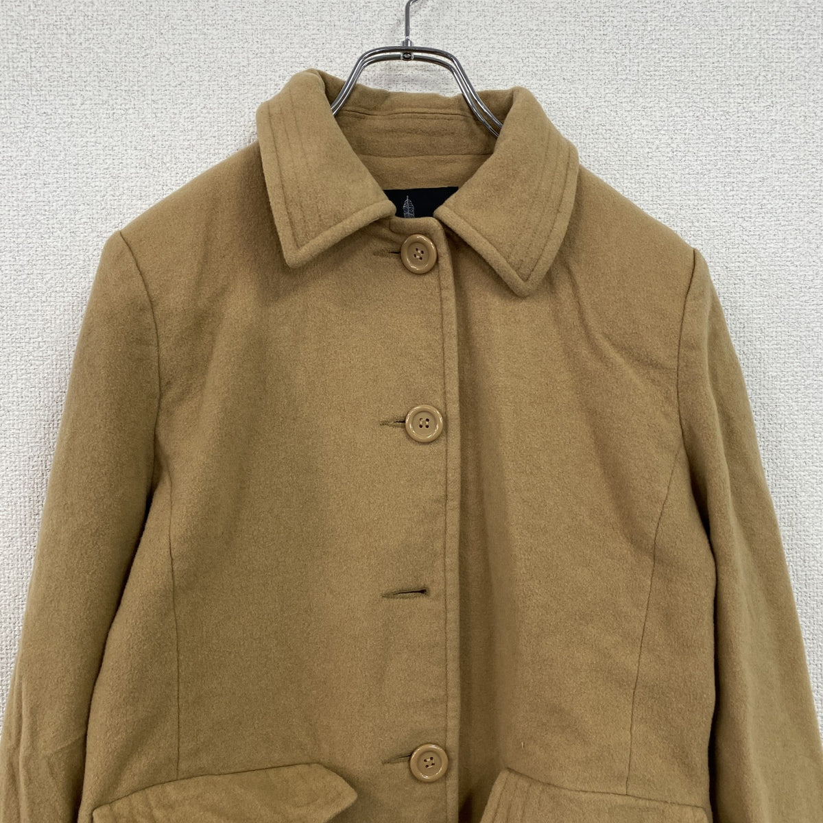 LONDON FOG　ロンドンフォグ　ウールコート　キャメル　SMサイズ　古着