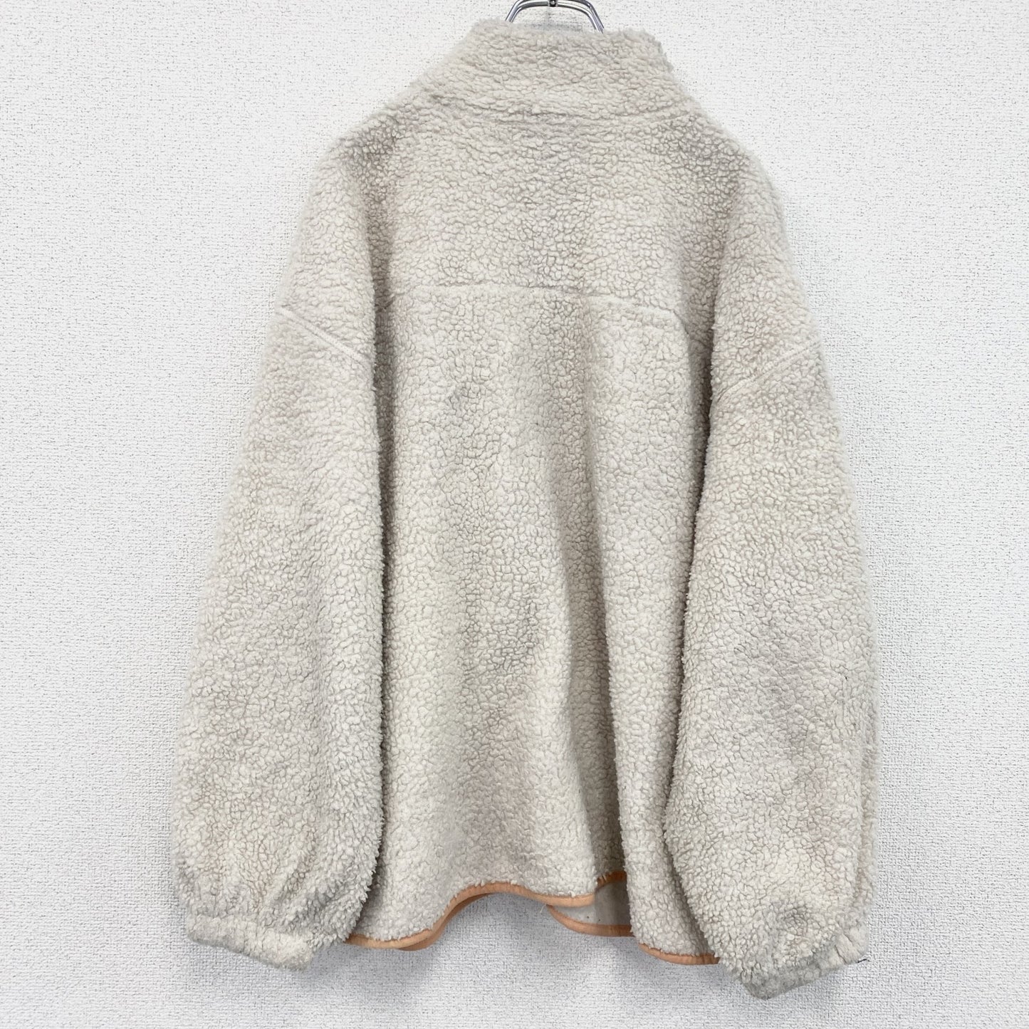 Universel Thread.　フルジップフリースジャケット/ボアジャケット　アイボリー　2XLサイズ