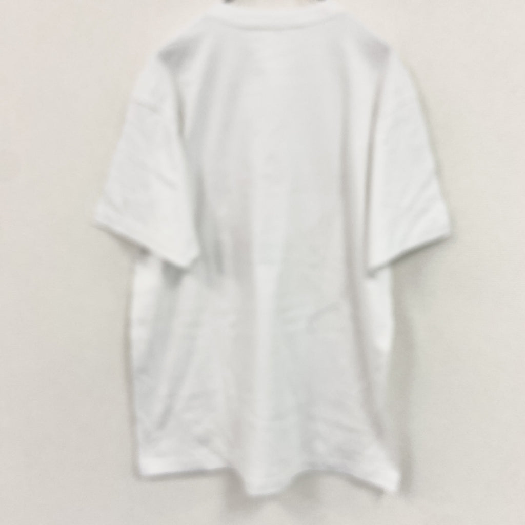 90s　MAFIMUM　タイキフォーチュン　半袖プリントアニマルTシャツ　競馬　プレミアムGIホース　ヴィンテージ　白　ホワイト　Lサイズ　古着