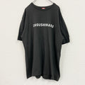 Print star　プリントスター　銚子丸　半袖企業プリントTシャツ　お寿司屋　黒　ブラック　XXLサイズ　古着