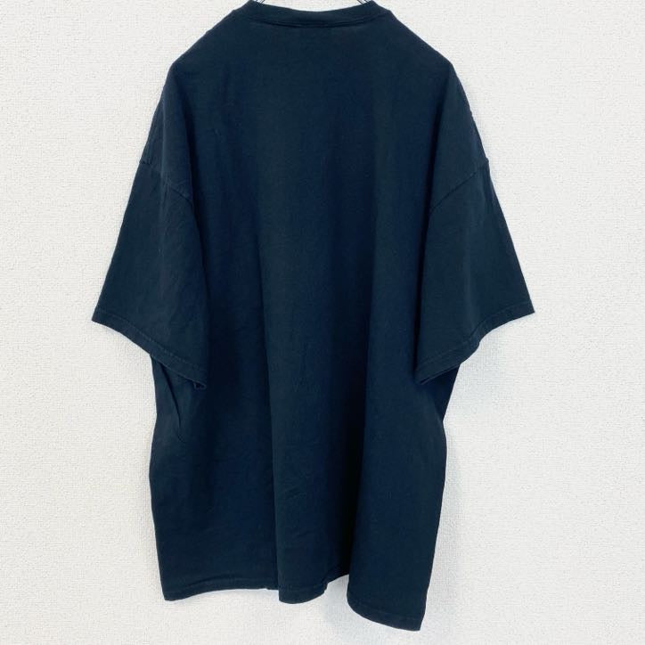 BLUE84　2011　OREBON　FOOTBALL　フットボール　半袖プリントTシャツ　ネイビー　紺　XXLサイズ　古着