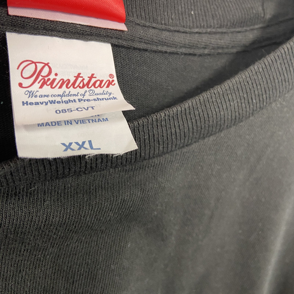 Print star　プリントスター　銚子丸　半袖企業プリントTシャツ　お寿司屋　黒　ブラック　XXLサイズ　古着
