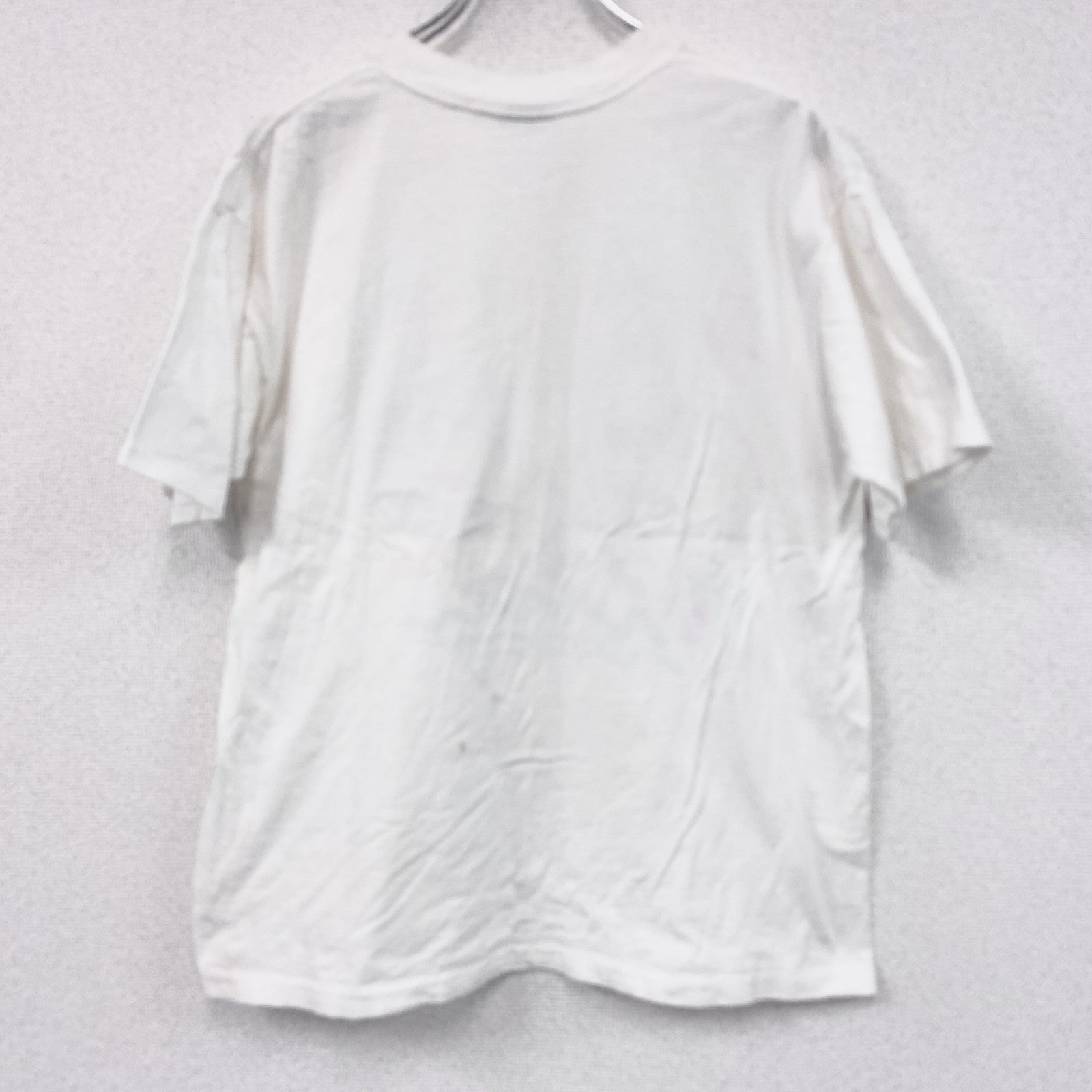 90s　ONEITA　オニータ　半袖プリントTシャツ　ヴィンテージ　シングルステッチ　白　ホワイト　Lサイズ　古着