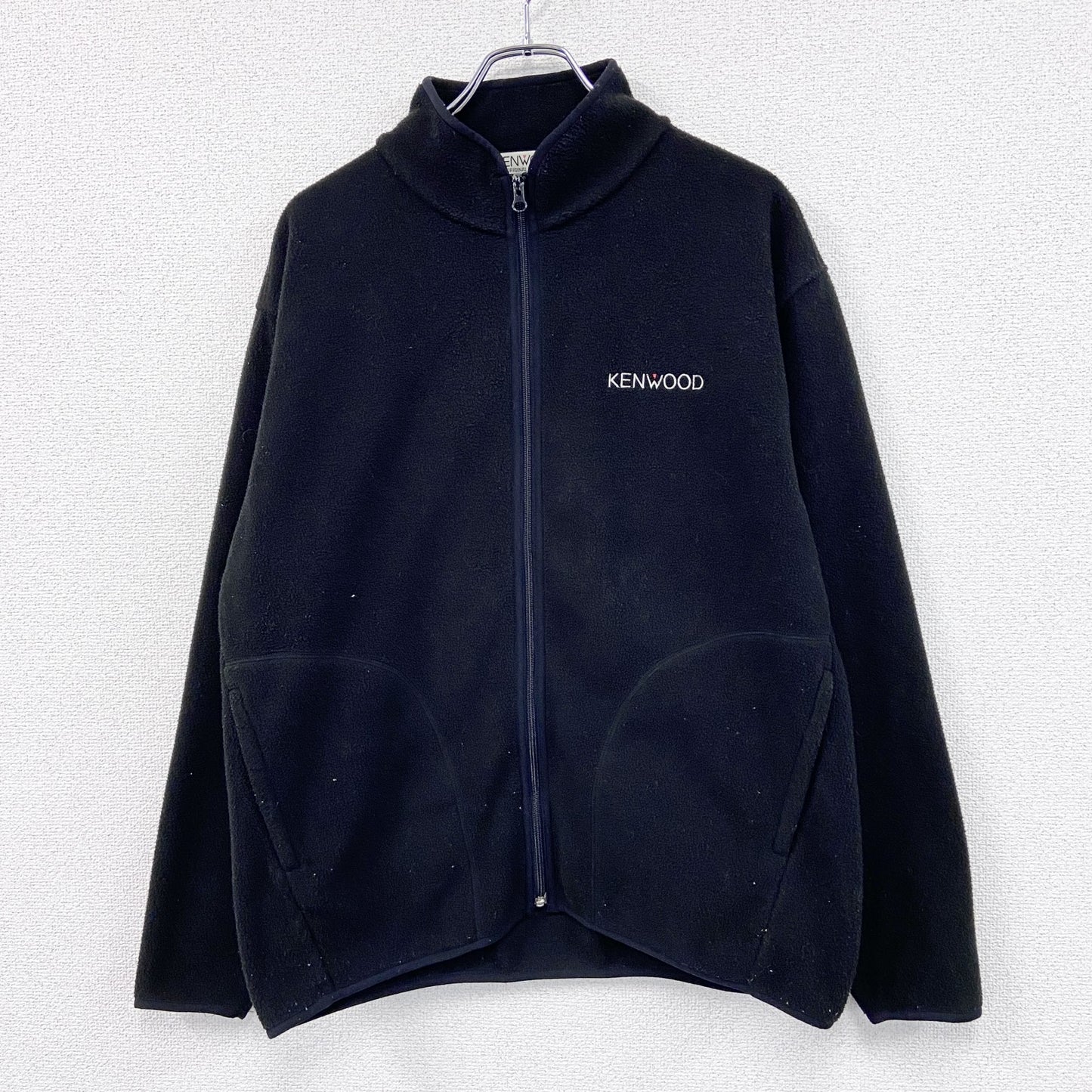 ～00s　KENWOOD ケンウッド　フリースジャケット/ボアジャケット　ヴィンテージ　黒　ブラック
