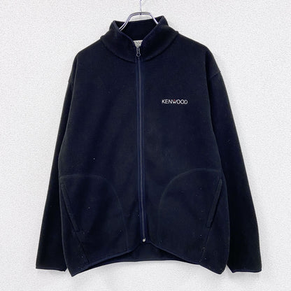 ～00s　KENWOOD ケンウッド　フリースジャケット/ボアジャケット　ヴィンテージ　黒　ブラック