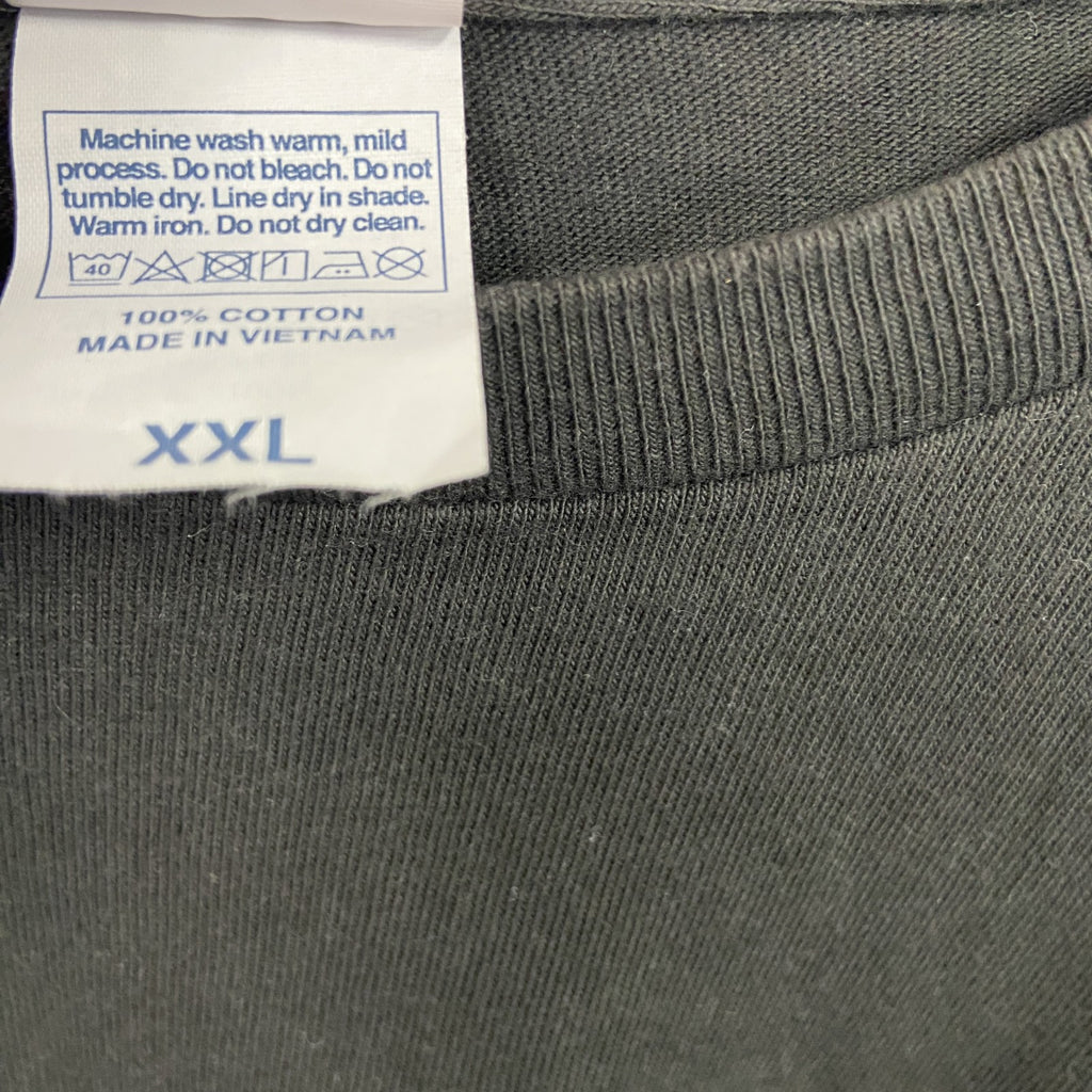 Print star　プリントスター　銚子丸　半袖企業プリントTシャツ　お寿司屋　黒　ブラック　XXLサイズ　古着