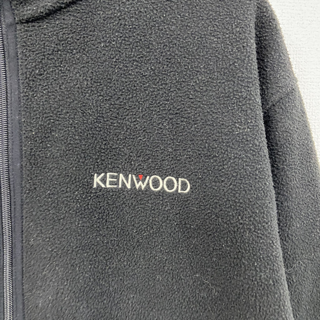～00s　KENWOOD ケンウッド　フリースジャケット/ボアジャケット　ヴィンテージ　黒　ブラック　古着