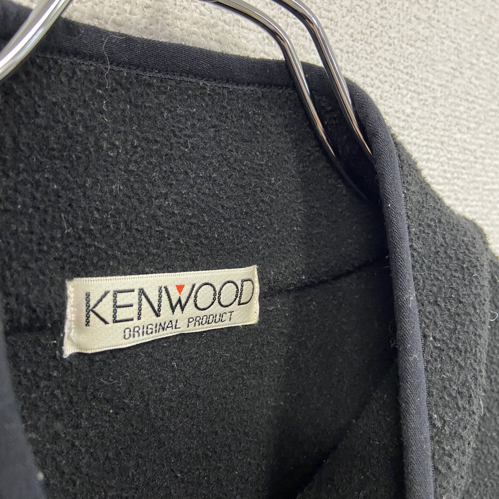 ～00s　KENWOOD ケンウッド　フリースジャケット/ボアジャケット　ヴィンテージ　黒　ブラック　古着