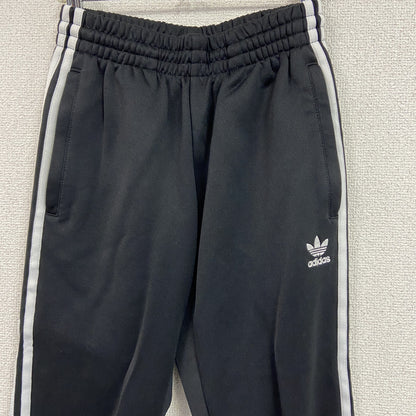 adidas　アディダス　トラックパンツ　ジャージパンツ　黒　ブラック　Sサイズ