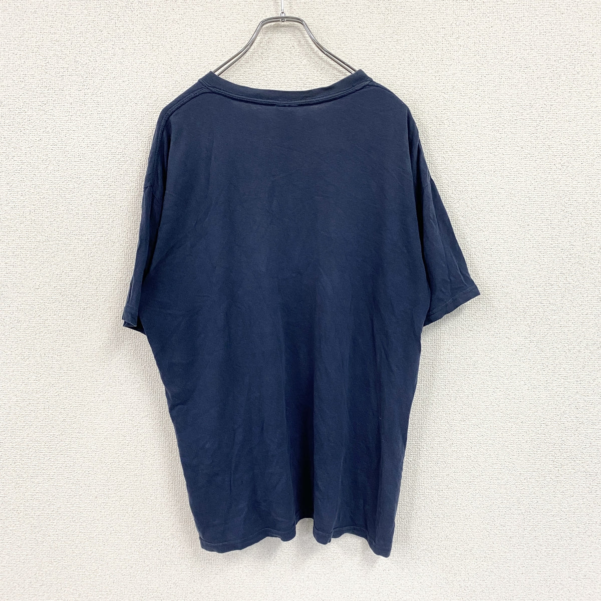 GILDAN　ギルダン　半袖プリントTシャツ　ネイビー　Lサイズ　古着