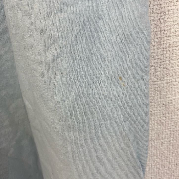 GILDAN　ギルダン　半袖プリントTシャツ　ベースボール　野球　スポーツ　水色　ライトブルー　Mサイズ　古着