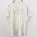 　半袖プリントTシャツ　バックプリント　車　カー　シングルステッチ　90s　レトロ　アイボリー　Mサイズ　　ヴィンテージ　古着
