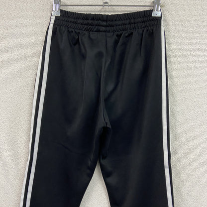 adidas　アディダス　トラックパンツ　ジャージパンツ　黒　ブラック　Sサイズ
